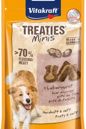 Vitakraft Treaties Minis Leverworst 48 gram, hond Beperkt Aanbod